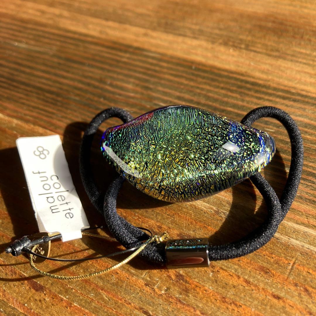 新品未使用コレットマルーフグラスポニーブルーガラスヘアバートウキョウacca