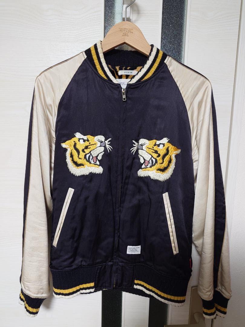 【美品.希少】WTAPS ダブルタップス タイガースカジャン 刺繍 1(S)