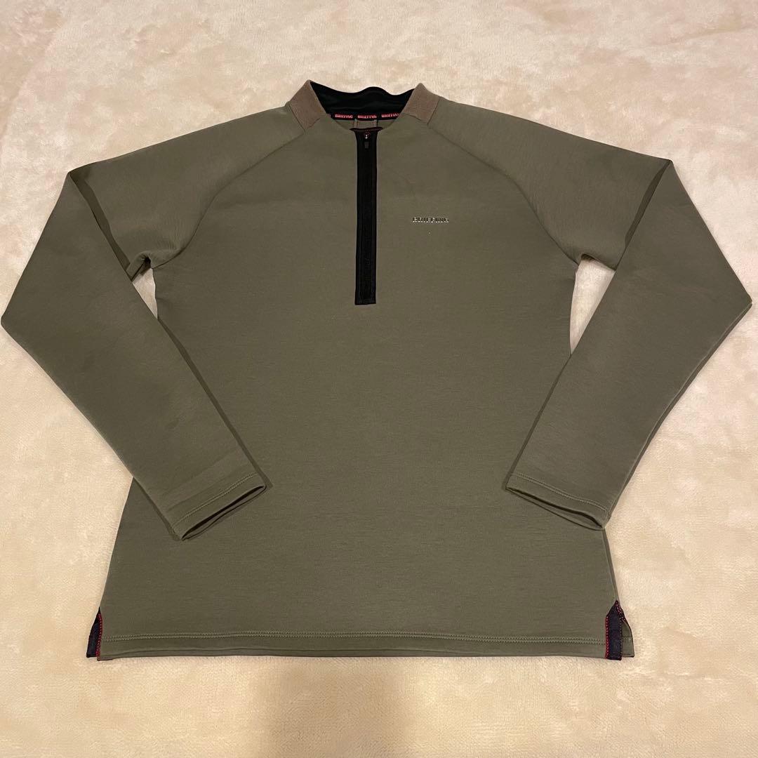 【早い者勝ち】BRIEFING ジャケット ハーフジップ カーキ ゴルフ 冬