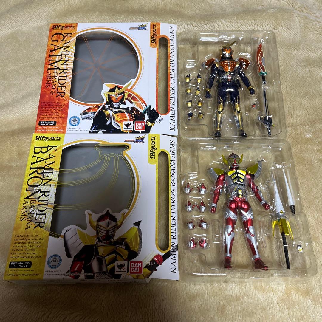 仮面ライダー鎧武①ガイムフィギュアーツ 7体セットS.H.Figuarts極美