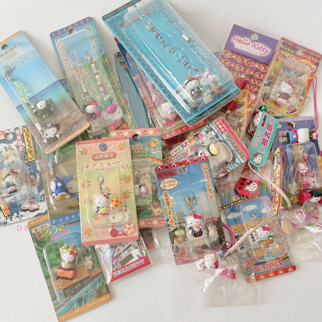 ご当地キティおまとめ　根付ストラップ　地域限定キティ 福岡×ご当地キティ根付け | あすなろ舎
