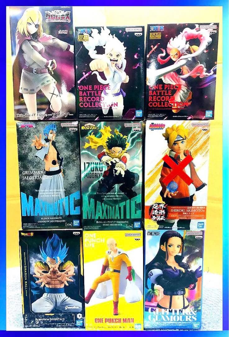 アニメ・コミックキャラクターフィギュア8体セット 最新プライズ含む 新品未開封