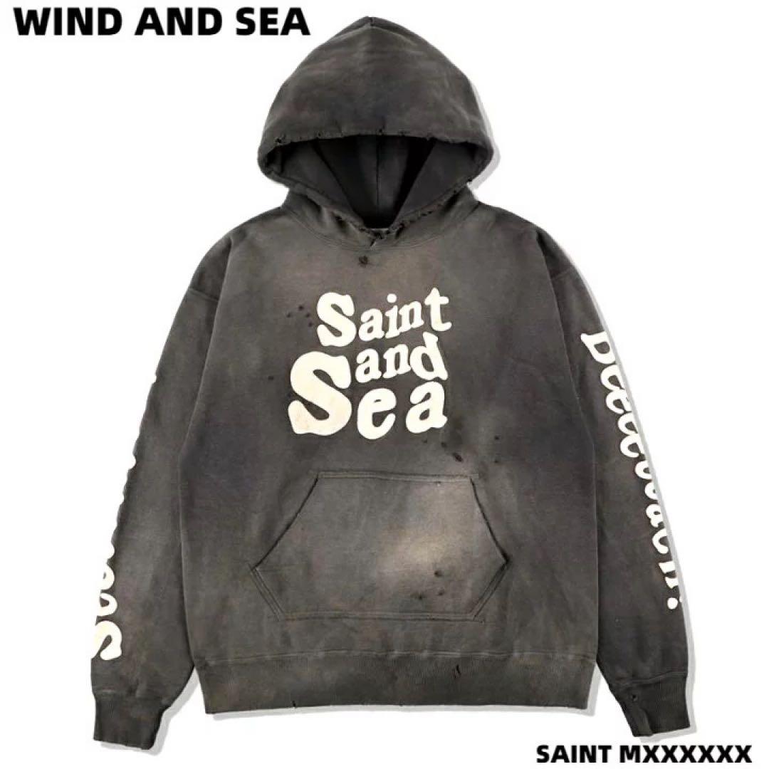 トップス SAINT Mxxxxxx WIND AND SEA HOODIE XL