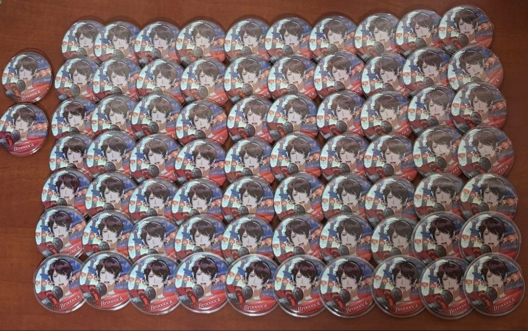 ワイテルズ Broooock 横浜 缶バッジ72個