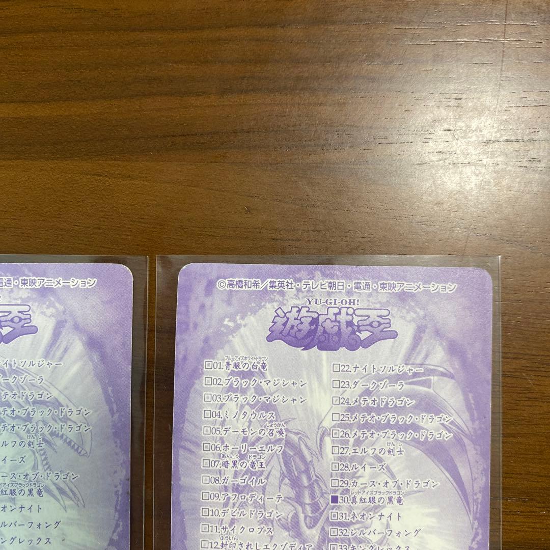 遊戯王 青眼の白竜 真紅眼の黒竜 シールダス セット - メルカリ