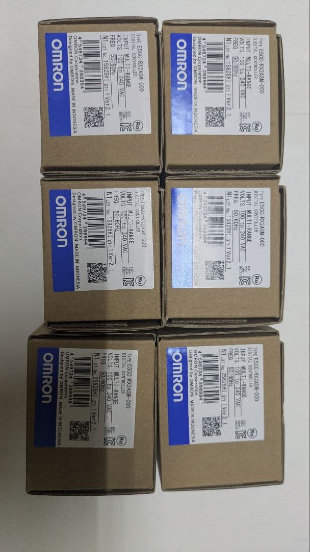 OMRON温調器E5CC-RX2ASM-000 6個セット