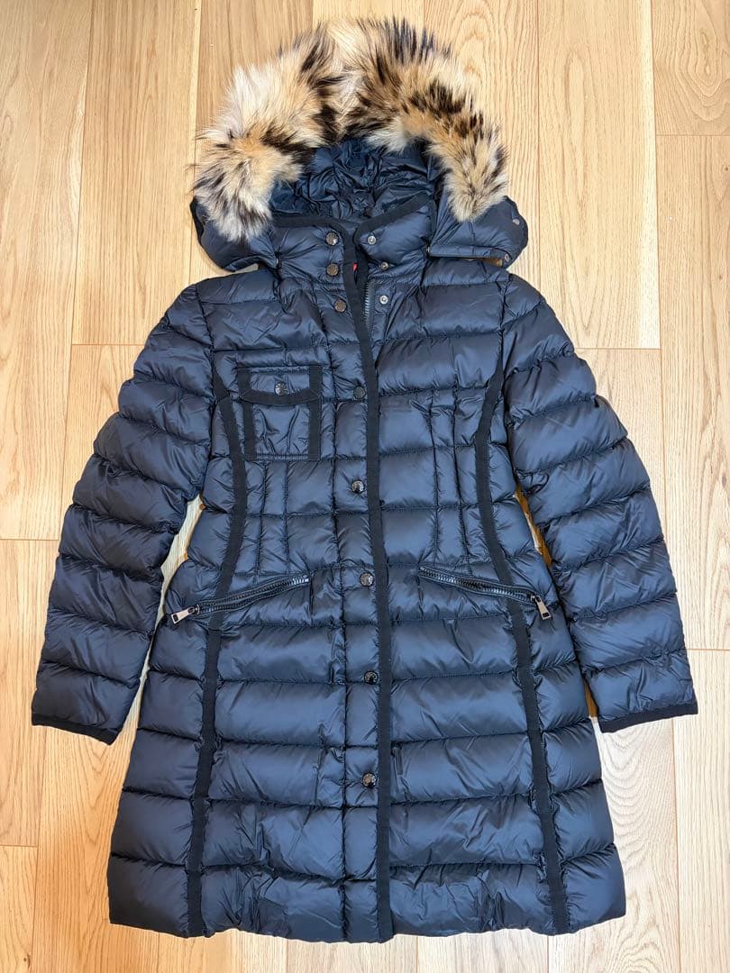 【極美品】モンクレール　エルミファーブラックサイズ:1 hermifur