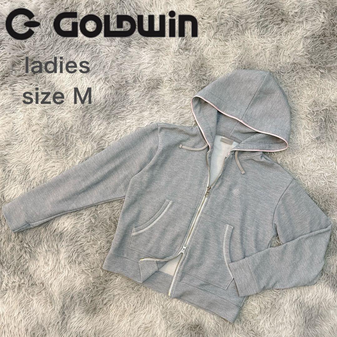 GOLDWIN ゴールドウイン ジップアップ パーカー ラインストーンロゴ