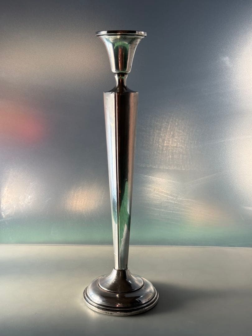 スターリング　キャンドルスタンド　燭台　セメントレインフォースド