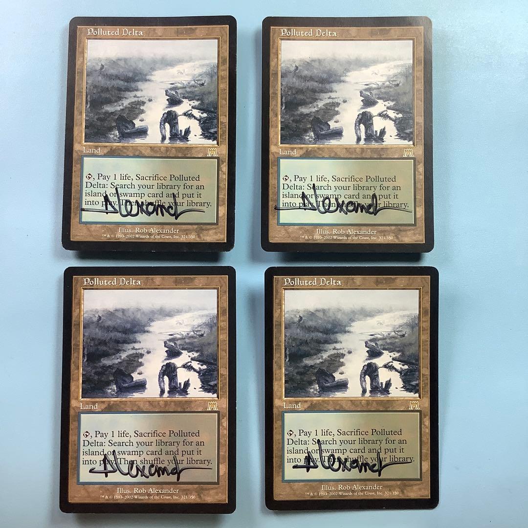 汚染された三角州/Polluted Delta ONS英語4枚セット　サインド