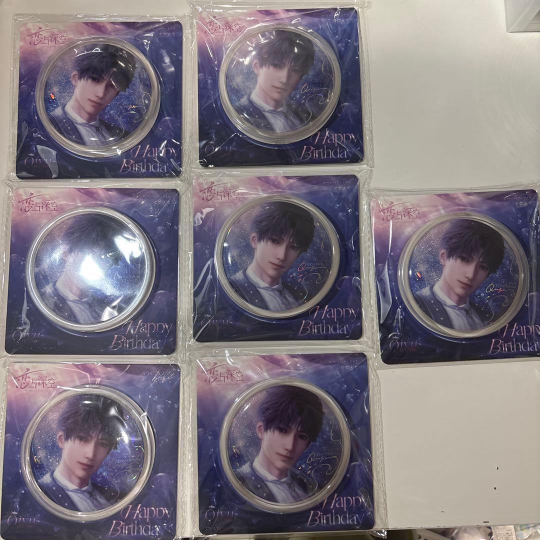 恋と深空 公式正規品 ホムラ ぬいぐるみ 誕生日 缶バッジ まとめ売り