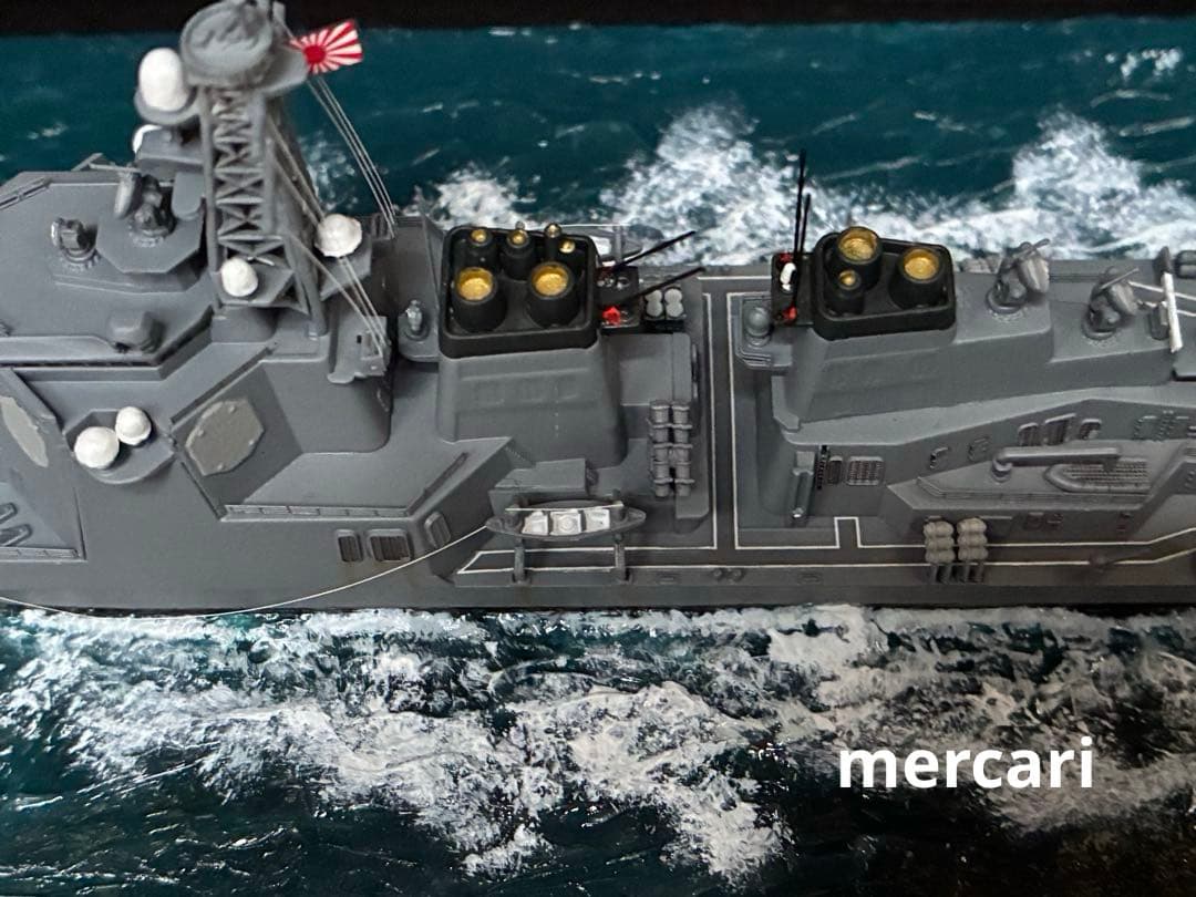 1／700 イージス護衛艦みょうこう 洋上ジオラマ仕上 - メルカリ