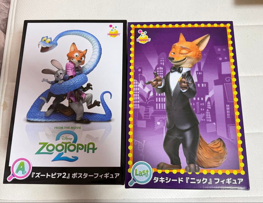 ハッピーくじ　ズートピア　A賞ポスターフィギュア　ラスト賞