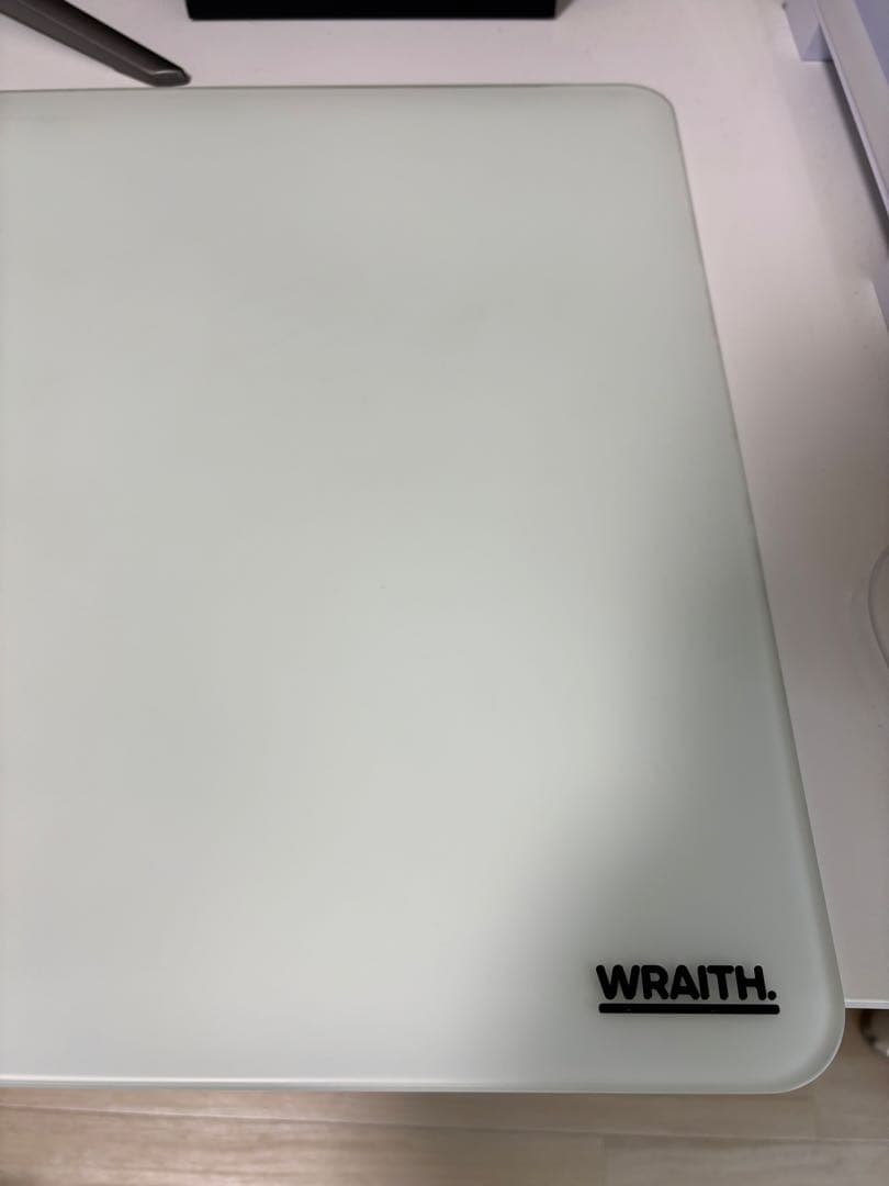 WRAITH Cosmic Glass v2 WHITE ガラスマウスパッド