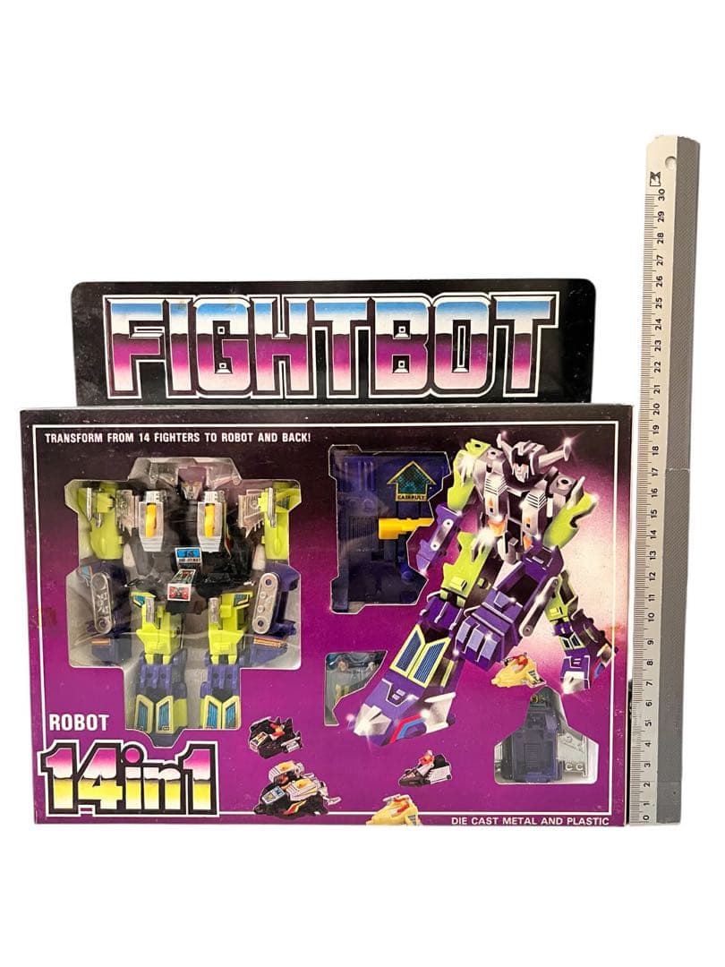 当時物☆台湾製・トランスファー☆ファイトボット14-in