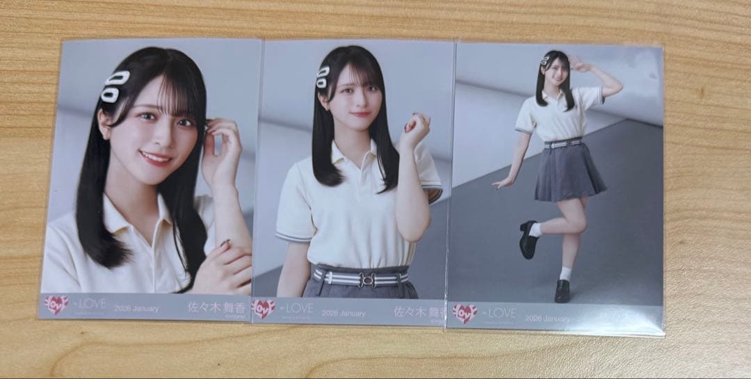LOVE イコラブ 佐々木舞香 個別ポロシャツ 生写真 コンプ - メルカリ