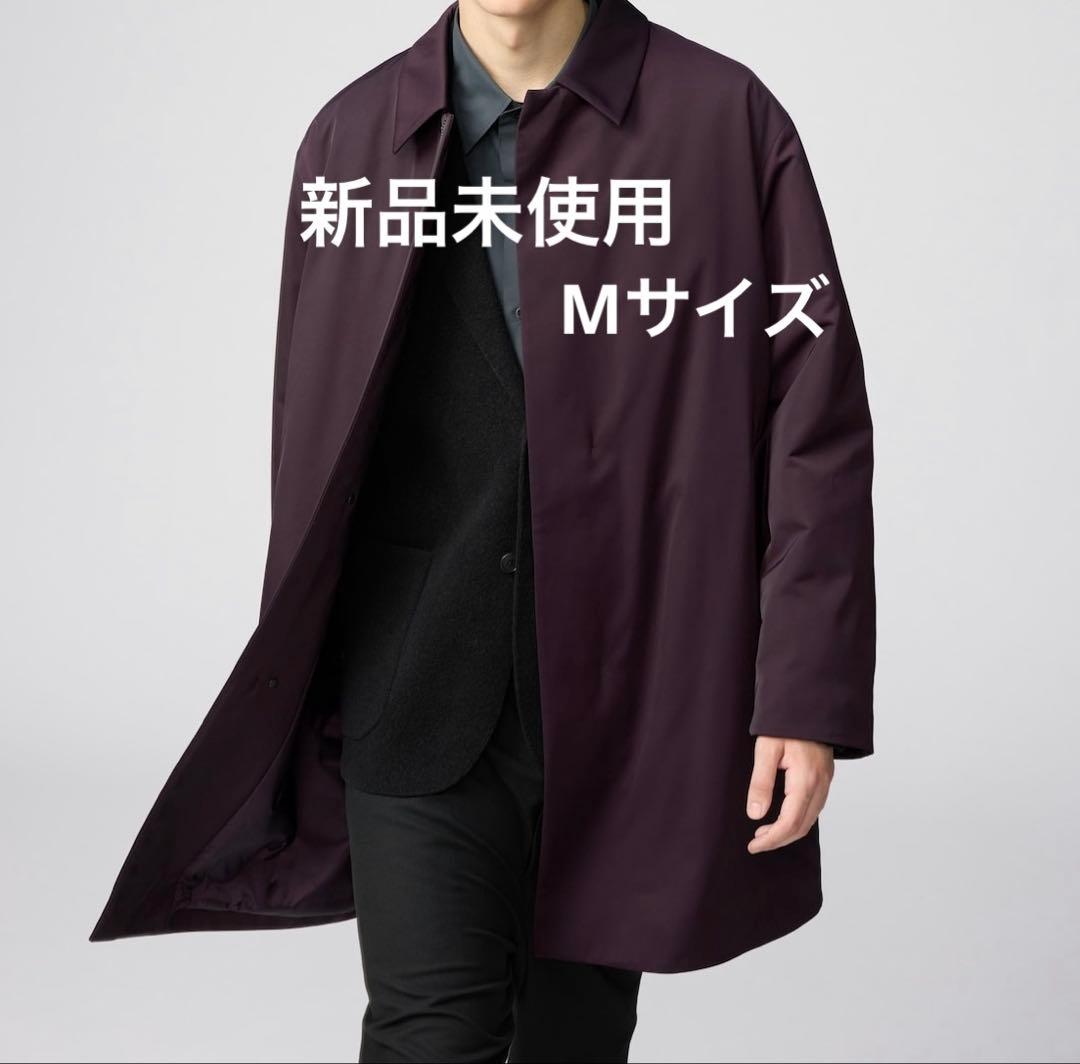 ユニクロ 新品未使用 UNIQLO C パフテックハーフコート(ワイン/M)