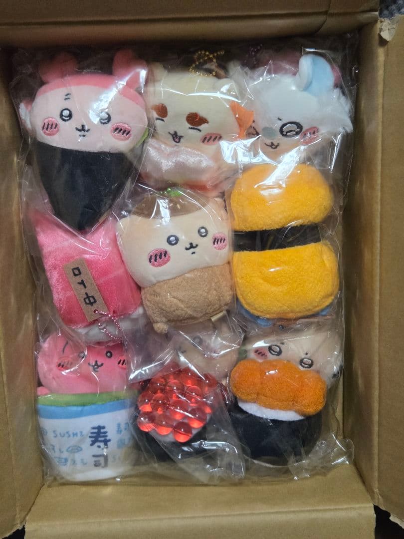 【新品タグ付き】ちいかわ寿司　全9種 コンプリートセット おまけ付き ちいかわ ちいかわ寿司 マスコット全9種類コンプリートセット 新品未