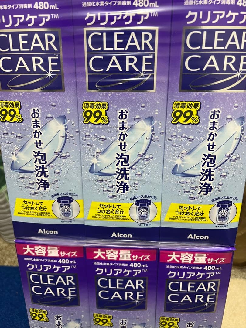 大容量 CLEAR CARE 480ml ソフトコンタクト洗浄液