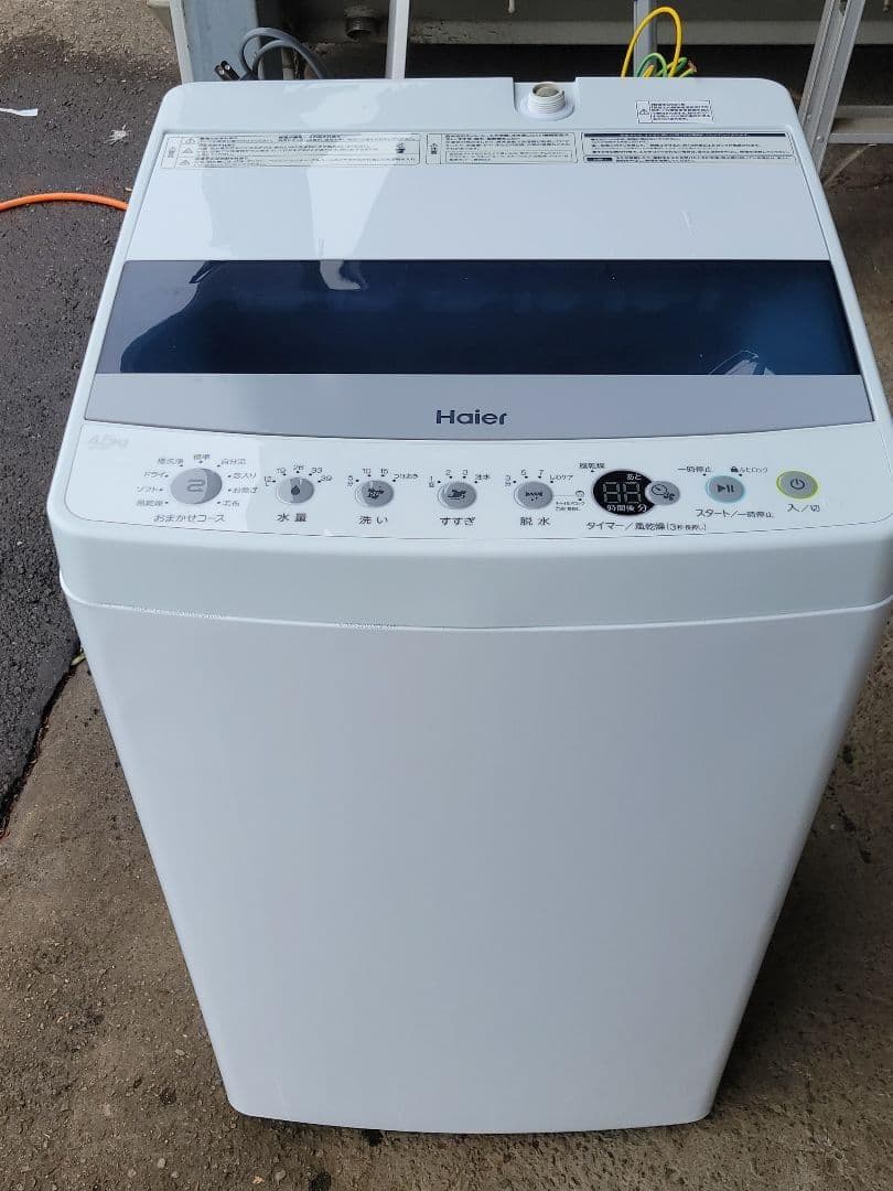 あきち ハイアール 全自動洗濯機 JW-C45D 4.5kg 2021年製