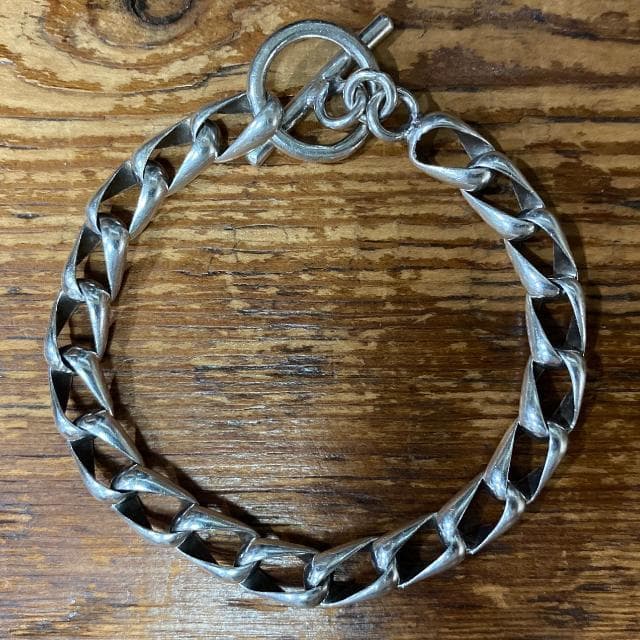 ヴィンテージ メキシカンジュエリー シルバー Tバー チェーン