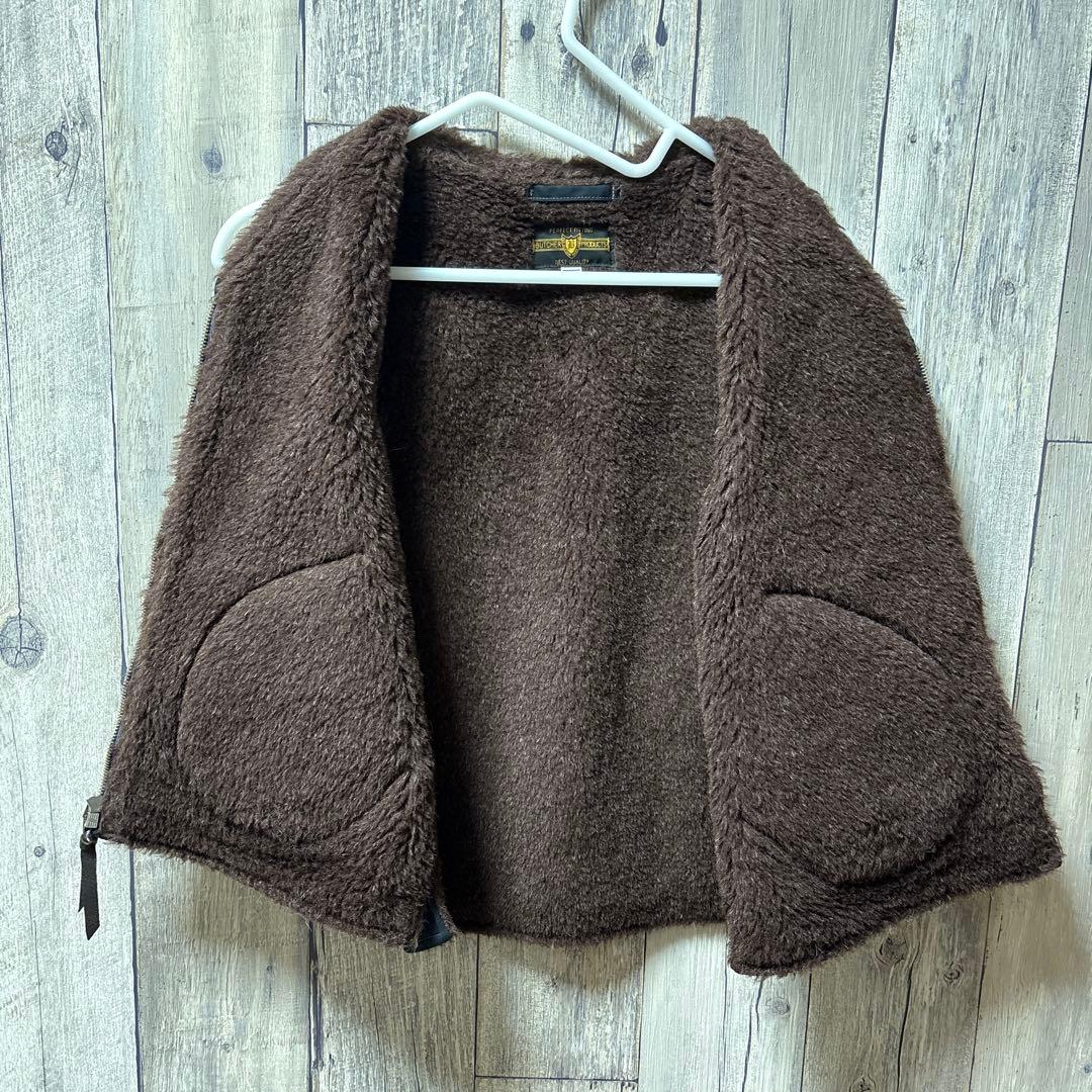 butcher products フィールドベスト ネイビー 40 - メルカリ