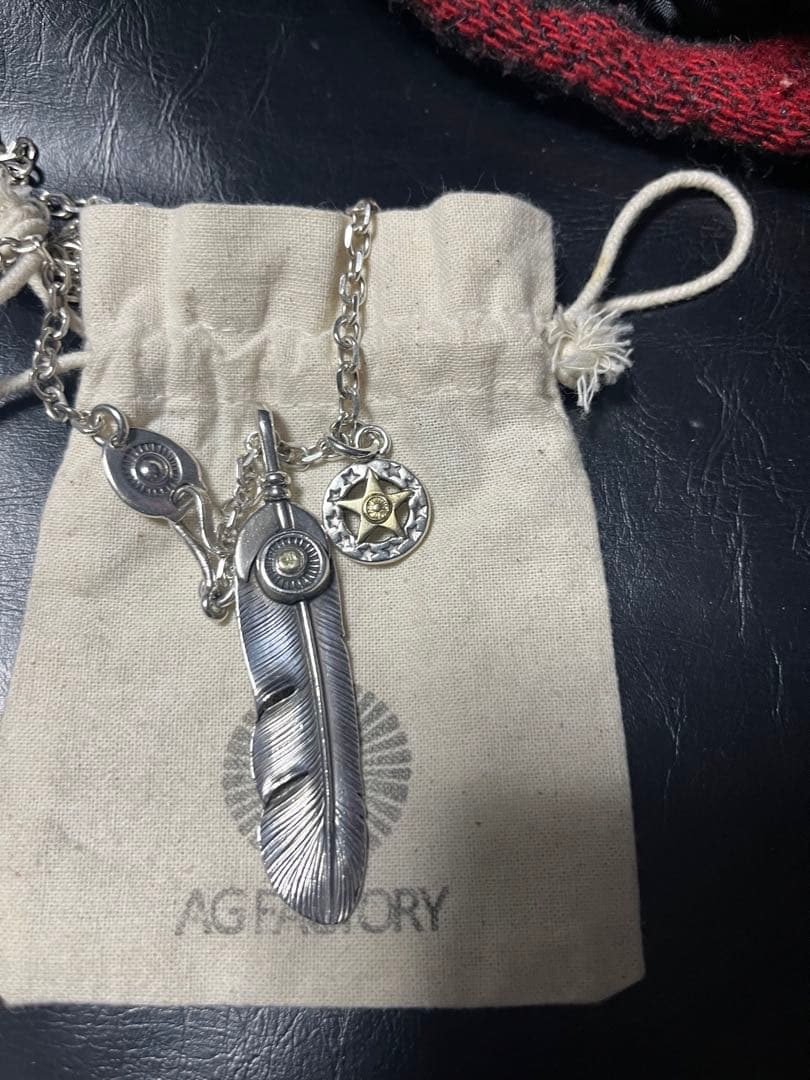 あるじゃん　祐天寺　AG FACTORY シルバーフェザーネックレス