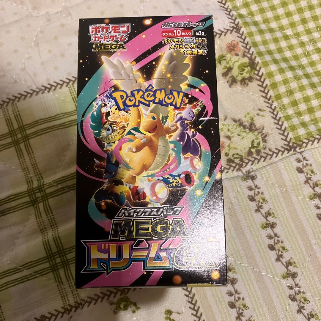 ポケカ　MEGA ドリームEX BOX シュリンク無し　ぺりぺり有り