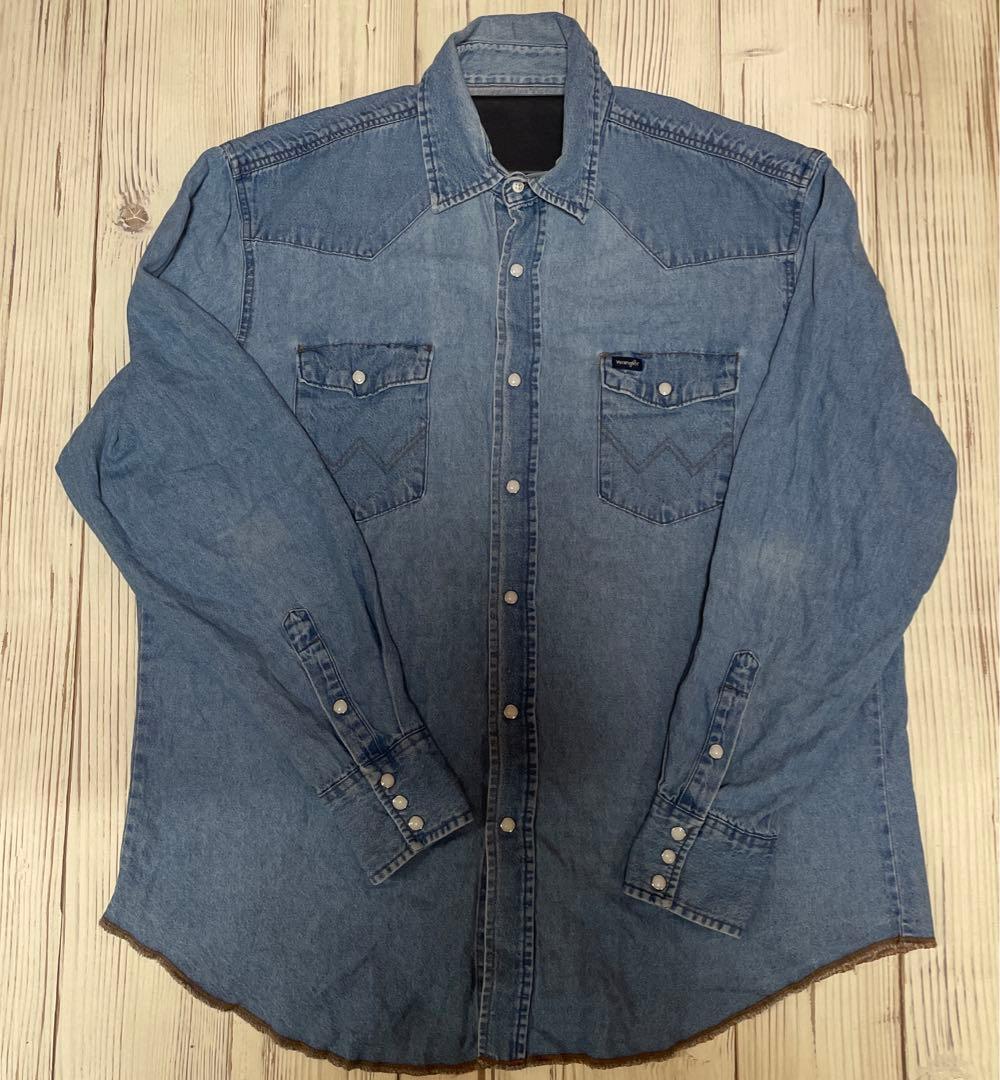 キムタク 私物 ラングラー デニムシャツ ウエスタンシャツ - メルカリ