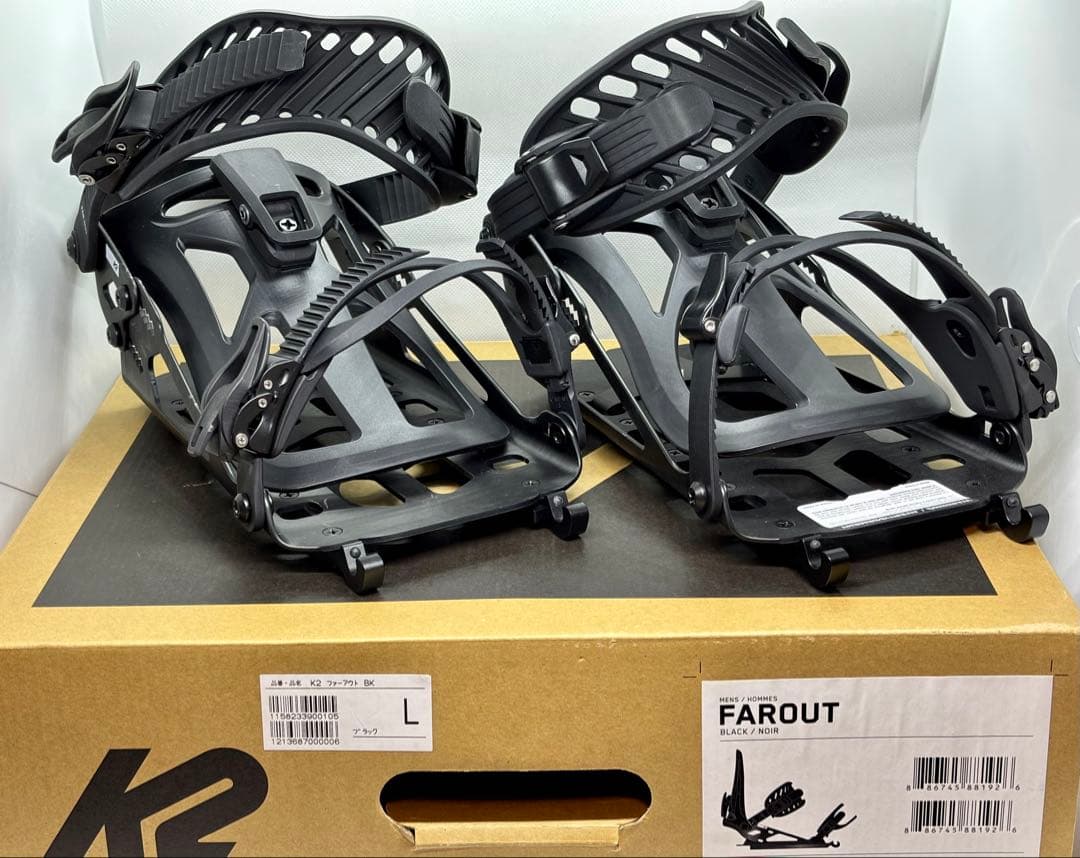 K2 スノーボード ビンディング FAROUT Lサイズ