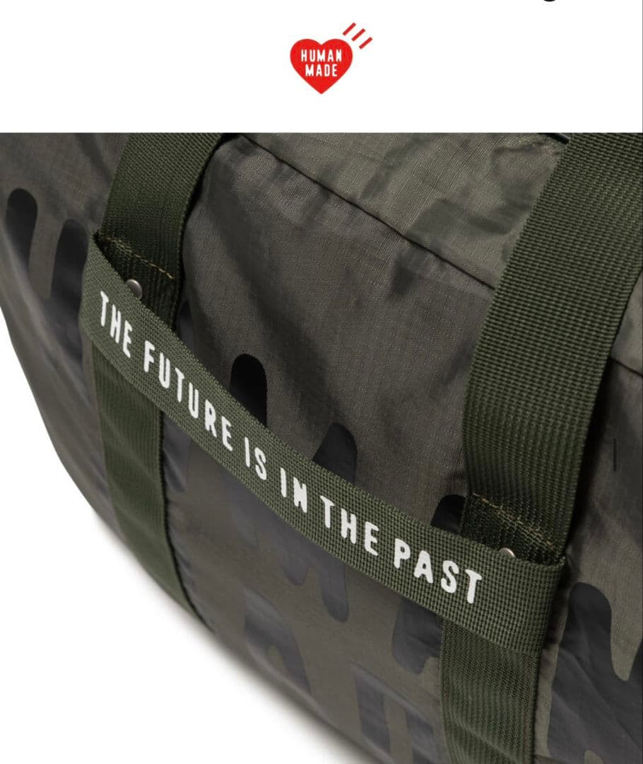 HUMAN MADE オリーブパッカブル ボストントートバッグ新品未開封