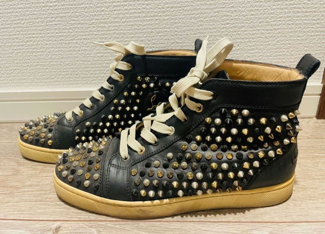 クリスチャンルブタン　ハイカットスニーカー40 楽天市場】【中古】 Christian Louboutin （クリスチャンルブタン