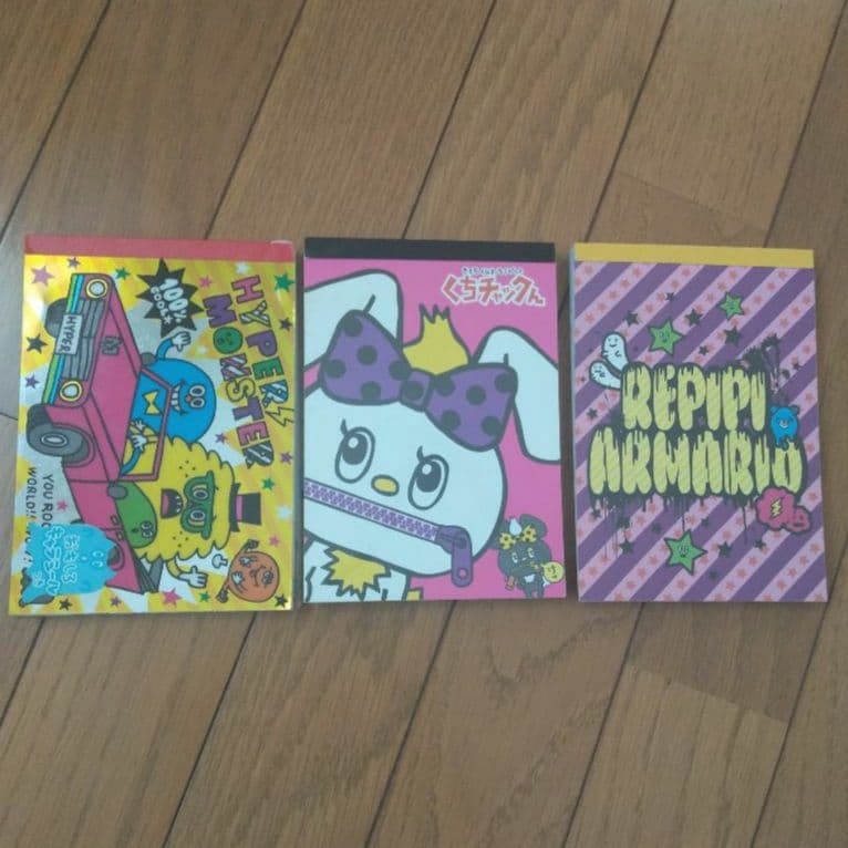 平成メモ 遊びメモ帳 3個セット レア 希少 コレクション カラフル