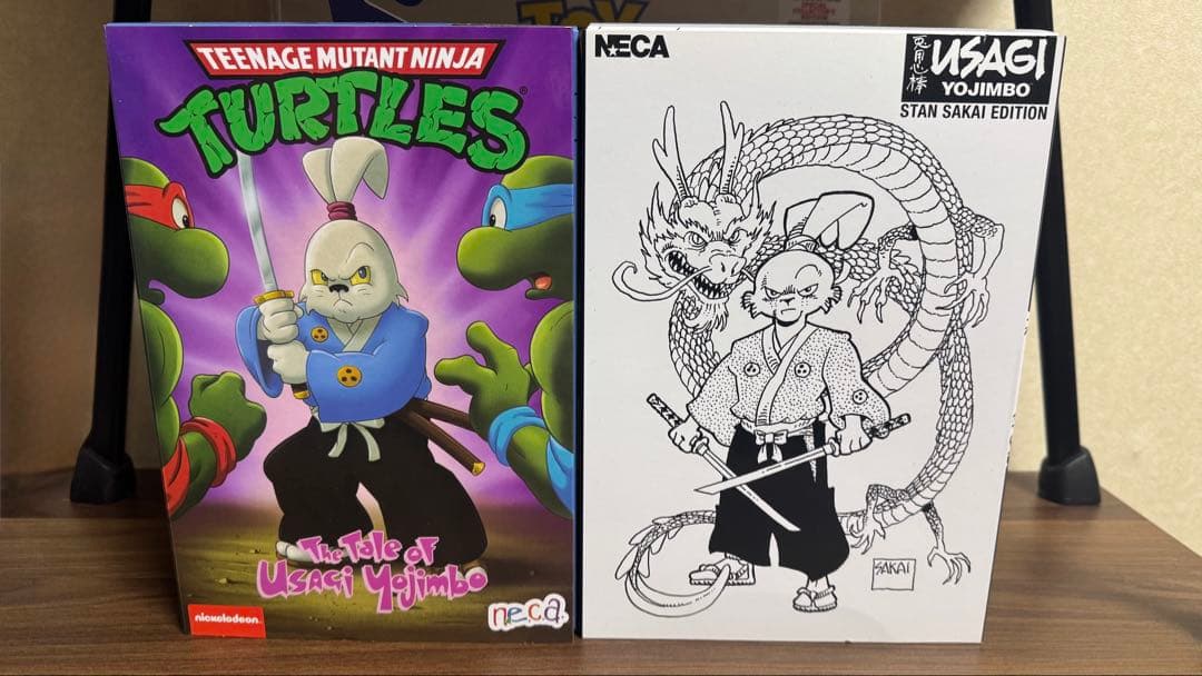 【新品】TMNT NECAネカ ウサギ用心棒　タートルズ（限定版）2体セット