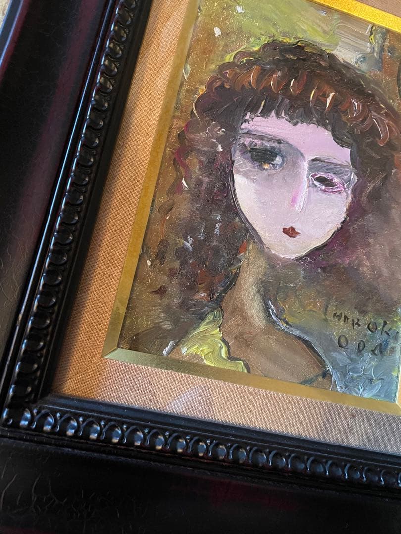 絵画 織田廣喜 オダヒロキ 少女 油彩 織田ひろき 美術品 アート おだ