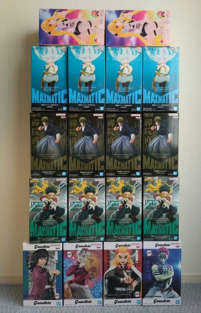 人気アニメフィギュア 鬼滅の刃 ヒロアカ 呪術廻戦 フリーレン ToLOVEる