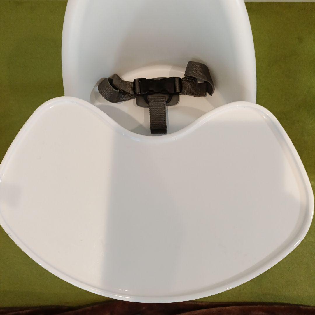 廃盤品】BabyBjorn ベビービョルン ハイチェア グレー脚 ハーネス付