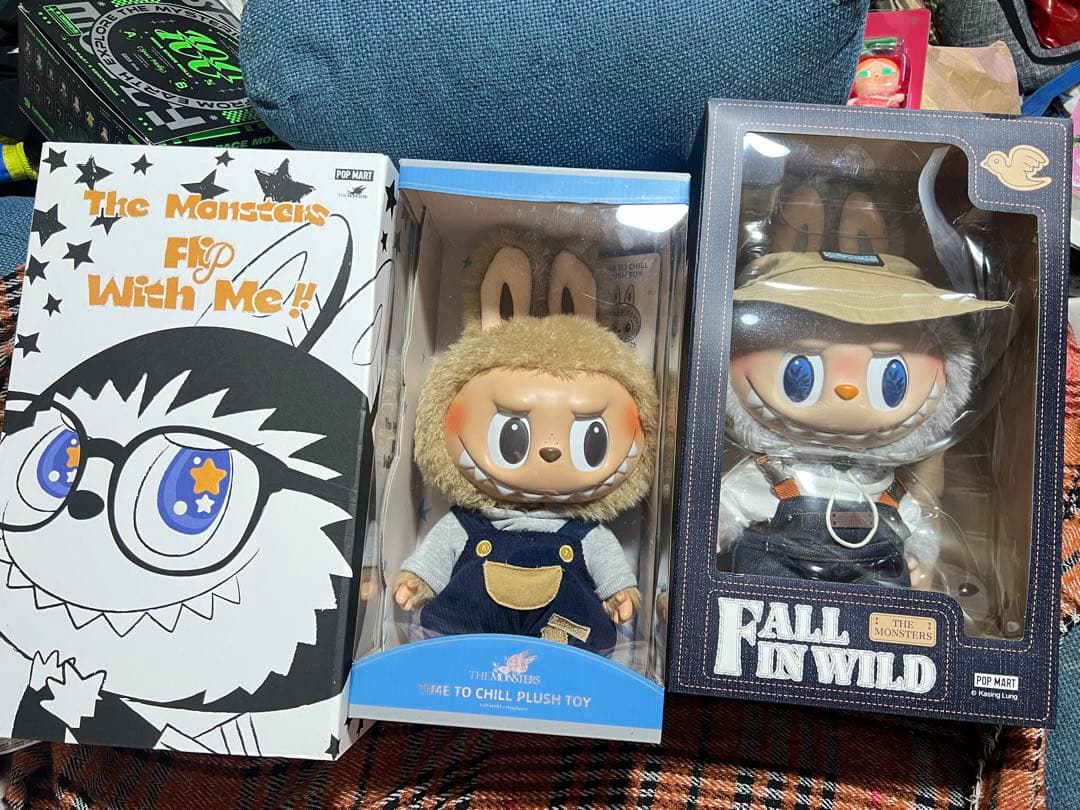 LABUBU FLIP WITH ME FALL IN WILD ぬいぐるみ3点