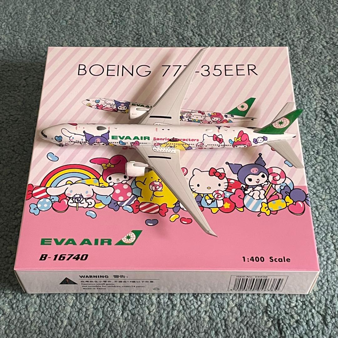 EVA AIR エバー航空 777-300ER ハローキティ LOLLY PH エバー航空、B777-300ERの新ハローキティジェットの運航を開始 年末