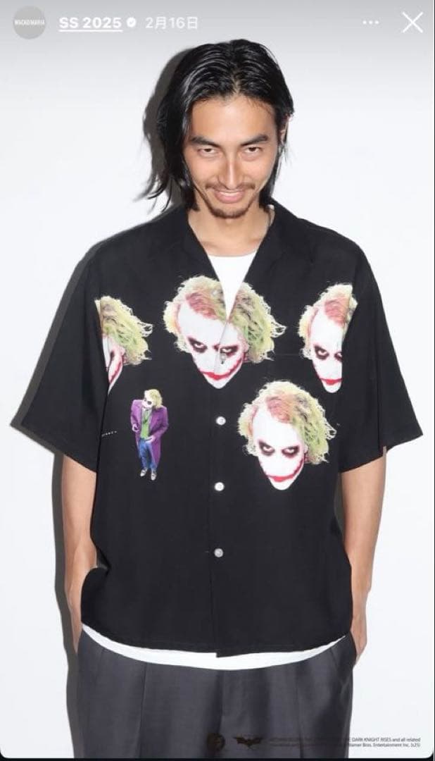 ワコマリア ジョーカー アロハシャツ wackomaria - メルカリ