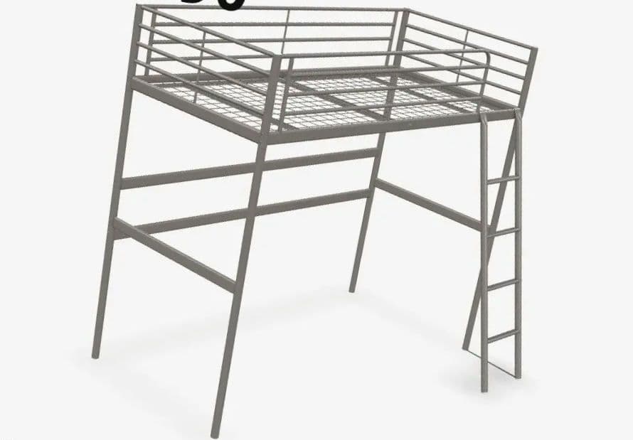 IKEA イケア ロフトベッド SVÄRTA 90x200ロフトベッドフレーム