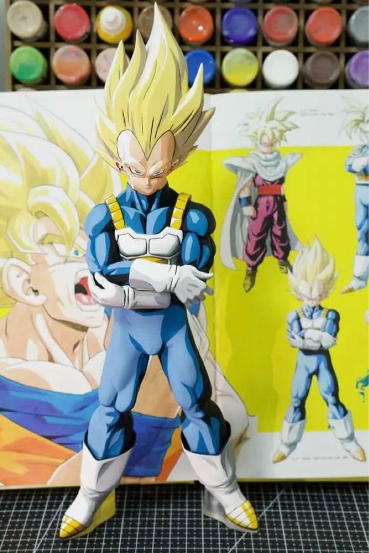 ☆ドラゴンボール ベジータ イラスト風 2D リペイント 二次元彩色