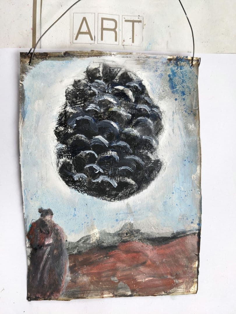 抽象的な風景油彩画 送料無料】山の風景 抽象画 油絵 絵画 Whale Gallery 通販 12792924