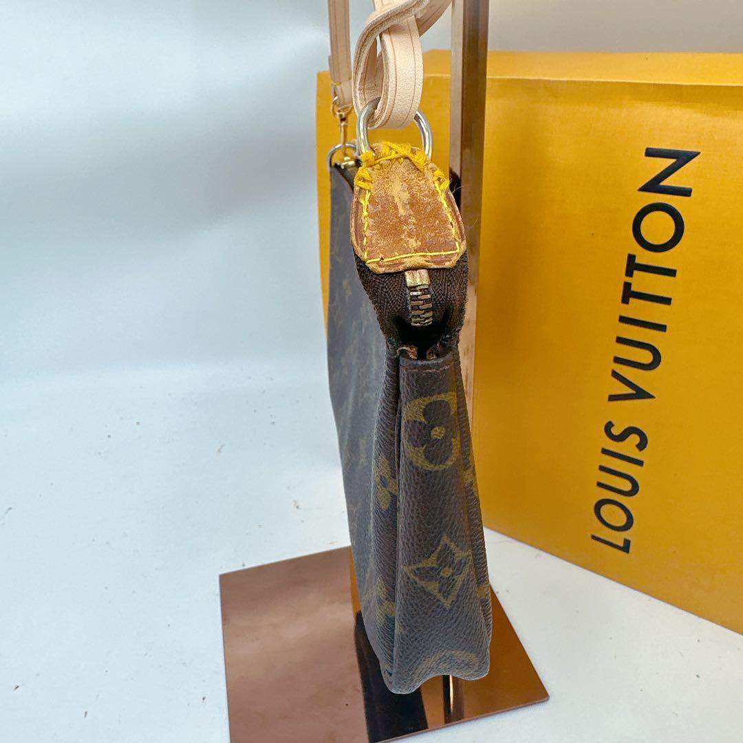 ルイヴィトン モノグラム ポシェットアクセソワール 社外補修あり