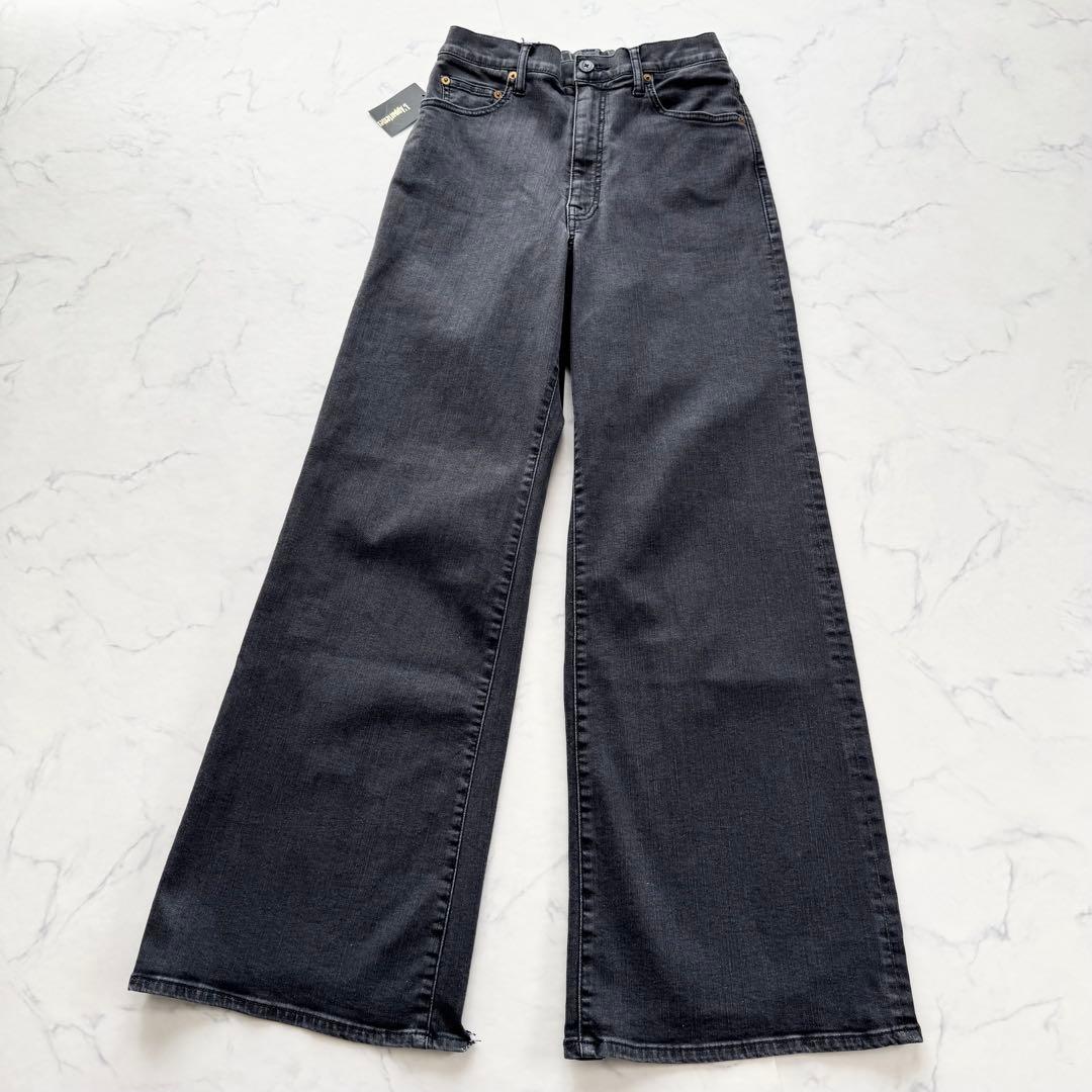未使用 アパルトモン GOOD GRIEF ダメージドヘムワイドレッグデニム M