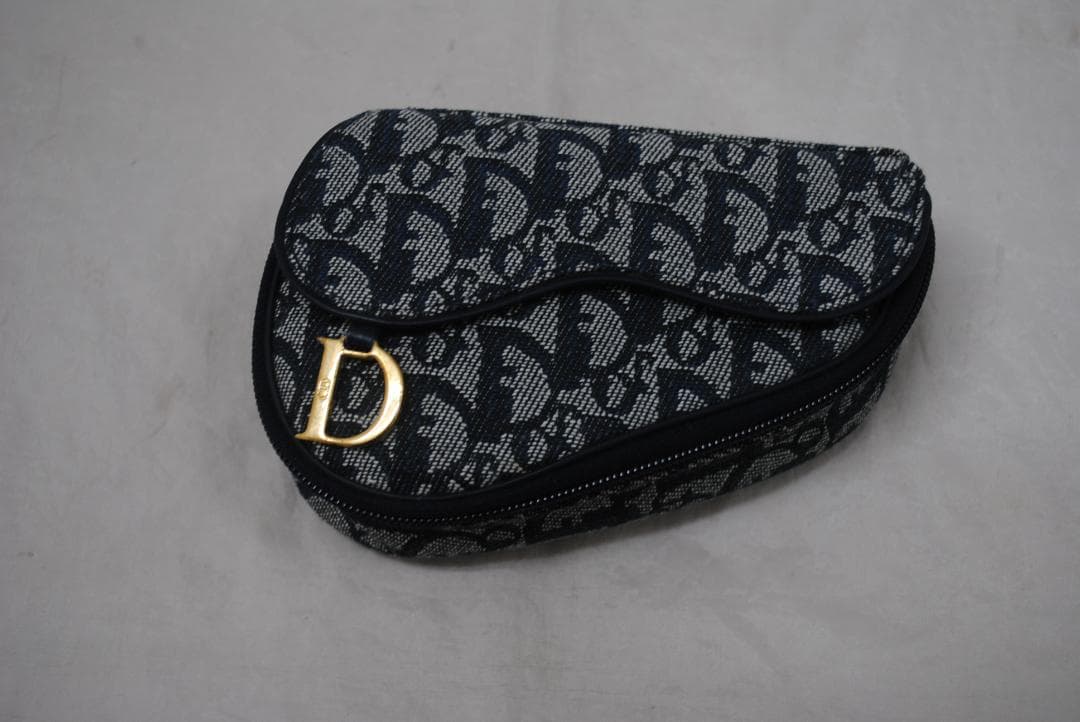 [1891]Christian Dior ディオール トロッター サドル ポーチ Christian Dior クリスチャンディオール サドルポーチ トロッターの