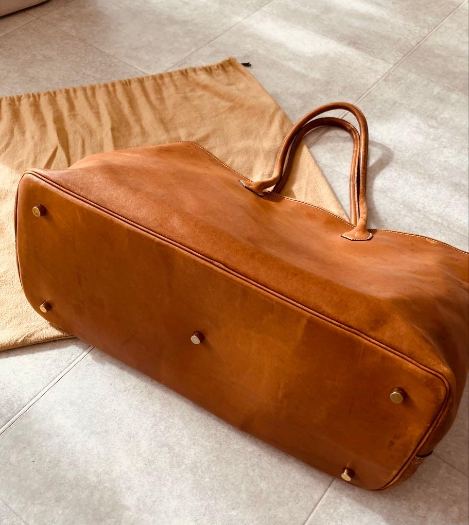 正規品】シセイCisei 941 レザートートバッグ キャメル本革メンズ