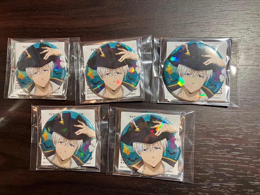 ウィンブレ 東風商店街　ハロウィン　ホログラム　缶バッジ　レア　梅宮一　5点