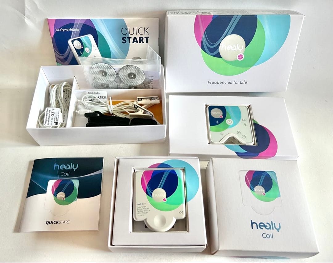 セット Healy ヒーリー レゾナンス 波動調整 ヒーリーコイル コードレス