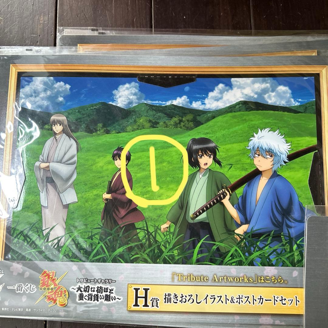 銀魂 イラスト&ポストカードセット 全4種 - メルカリ